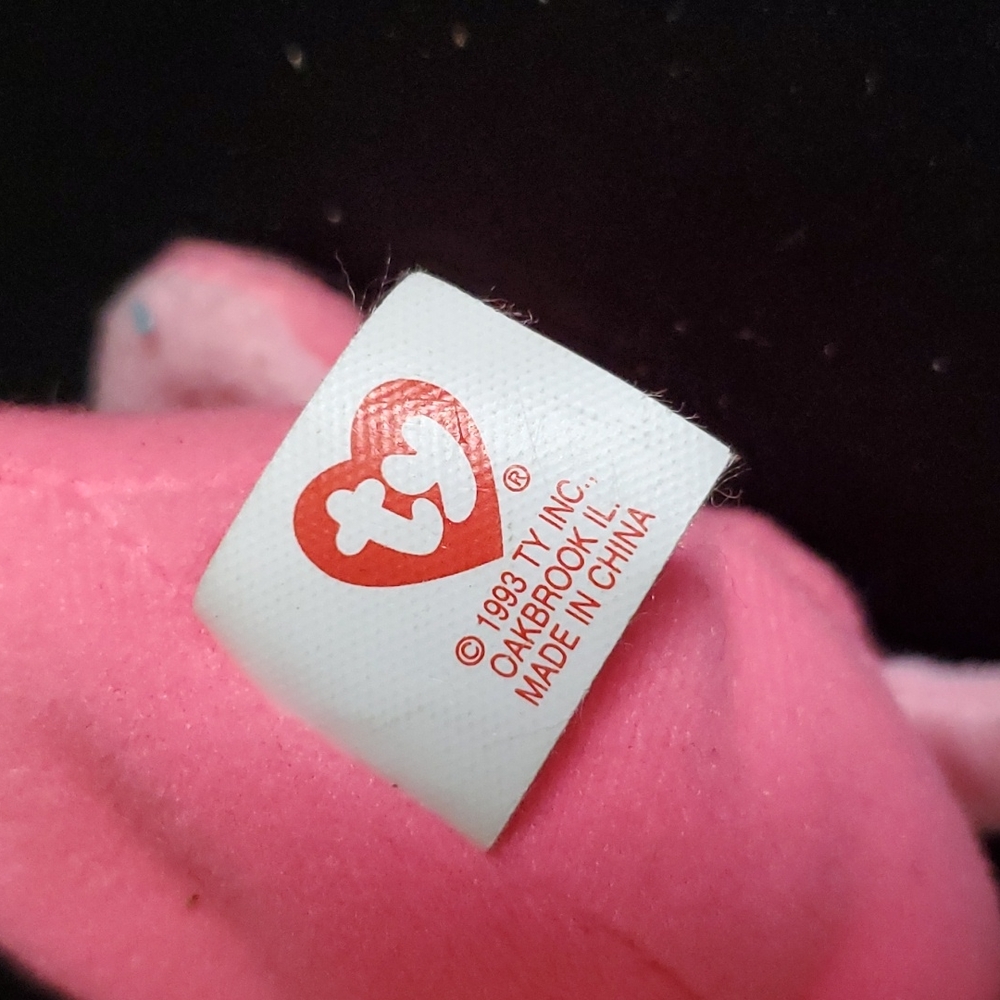 🎄5/$30🎄 Ty teenie beanie baby Pinky flamingo w/Tag - Picture 4 of 5